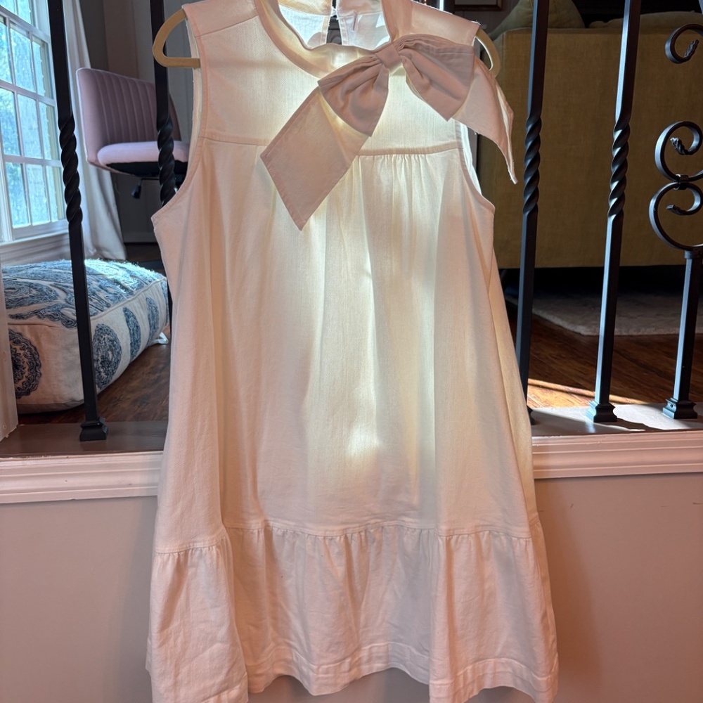 Albie Millen Bow Denim Dress - 2X - Picture 3 of 6